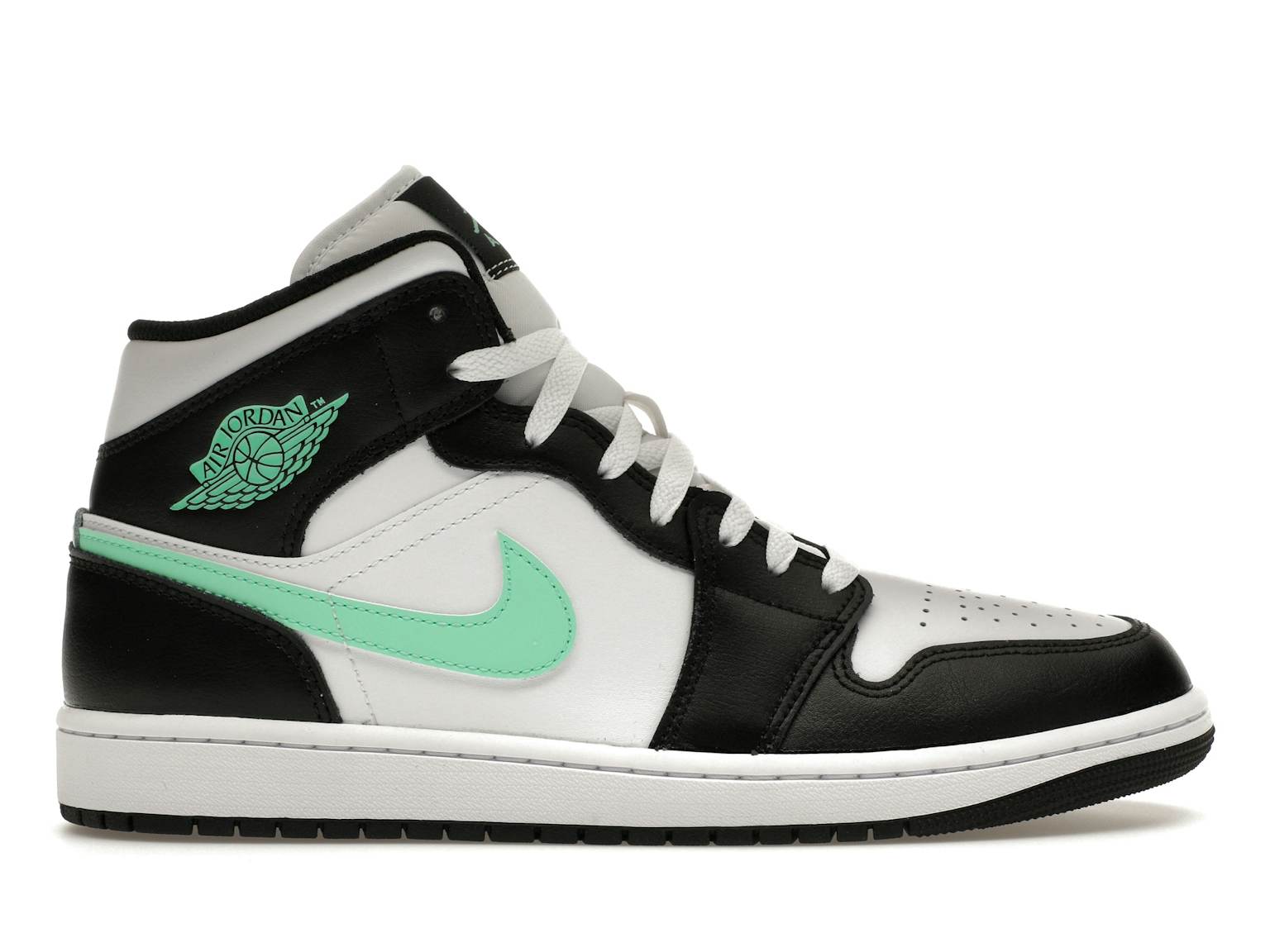 Jordan 1 Mid Green Glow Men's - DQ8426-103 - US