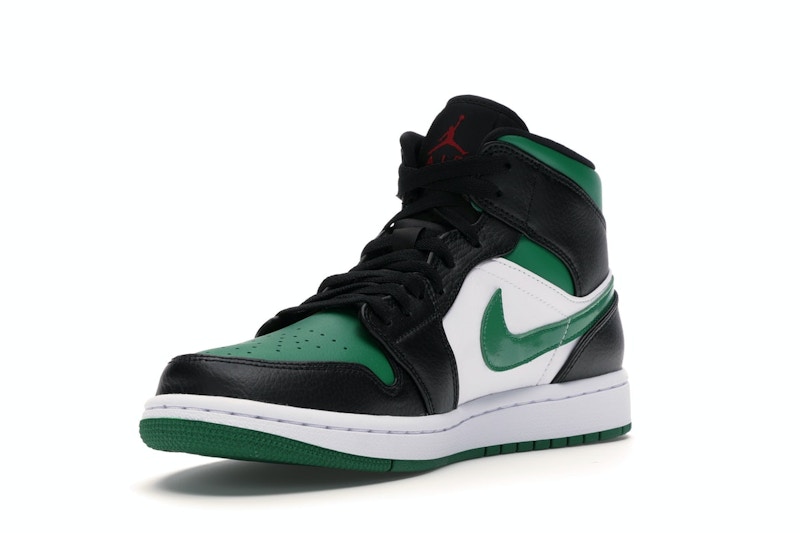 Jordan 1 Mid Green Toe - 554724-067 Jordan 1 Mid Green Toe - 554724-067