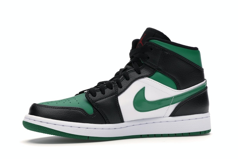 Jordan 1 Mid Green Toe - 554724-067