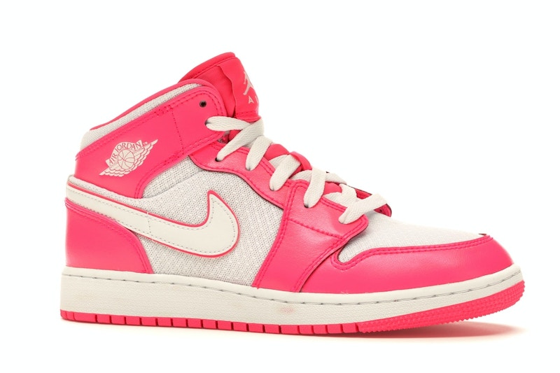 Bright pink jordans clearance