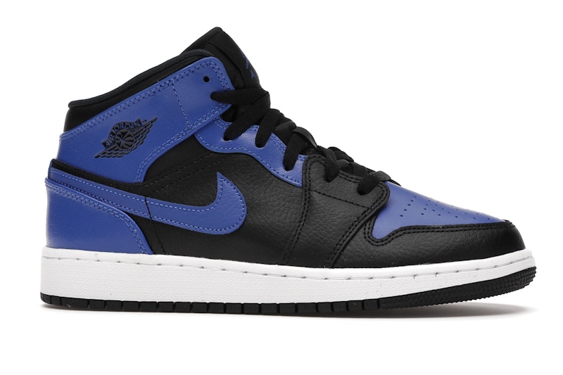 Jordan 1 Mid Hyper Royal (GS) - 554725-077