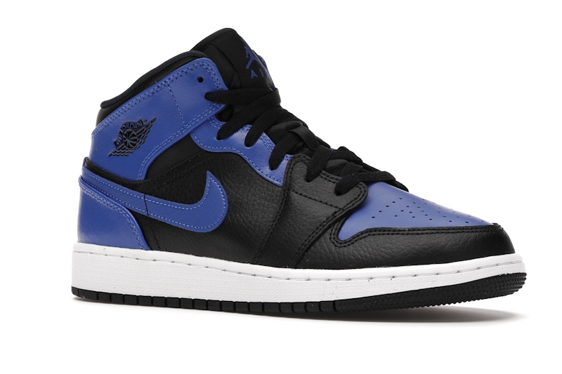 Jordan 1 Mid Hyper Royal (GS) - 554725-077