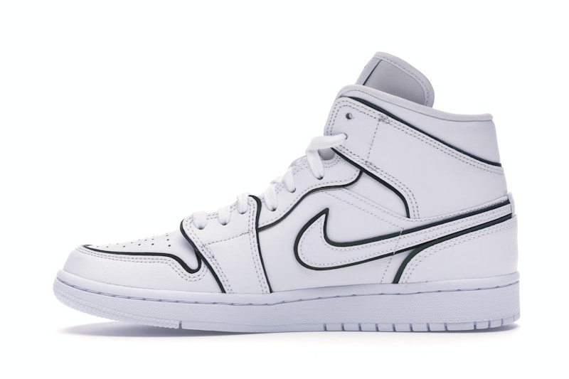 Jordan 1 mid iridescent reflective white clearance
