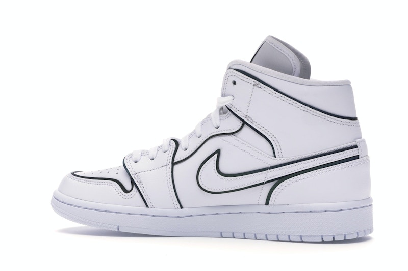 Jordan 1 mid iridescent reflective white footlocker Clearance