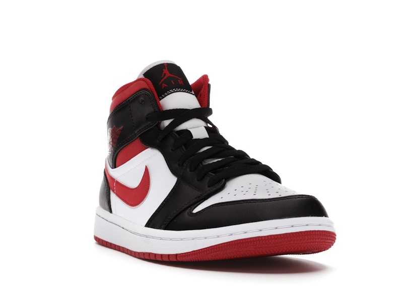 Aj1 mid red black white clearance