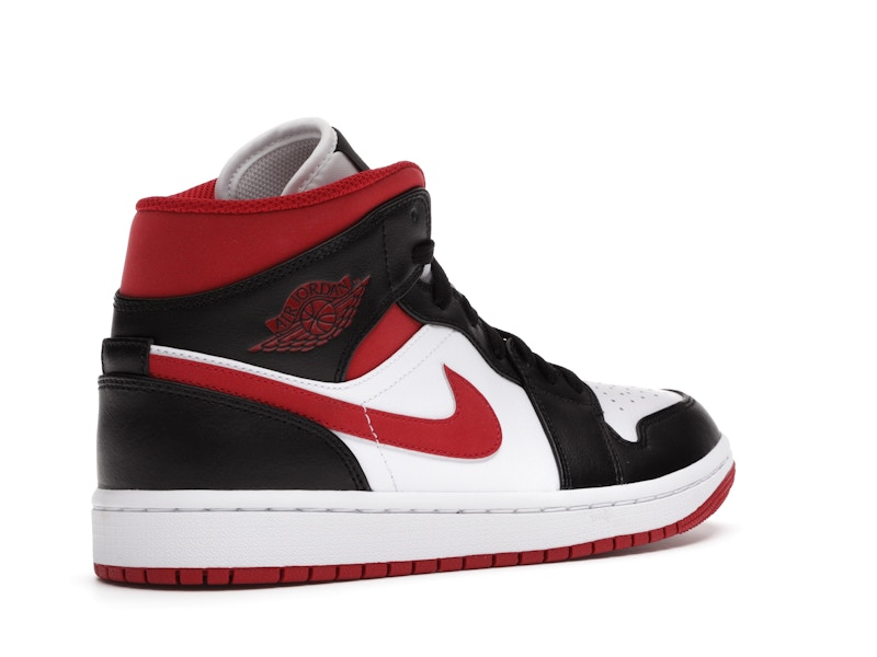 Jordan 1 Mid Gym Red Black White 554724 122