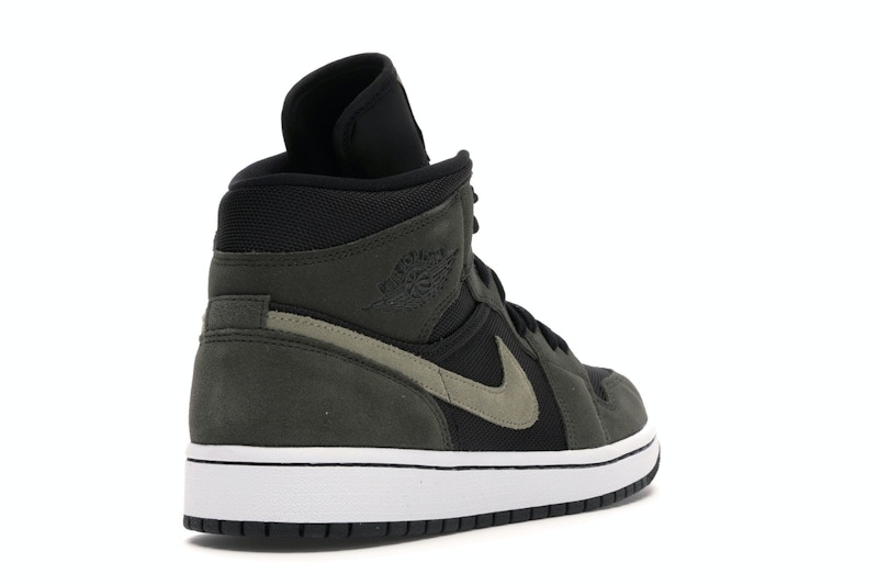 Air jordan 1 verde militare clearance