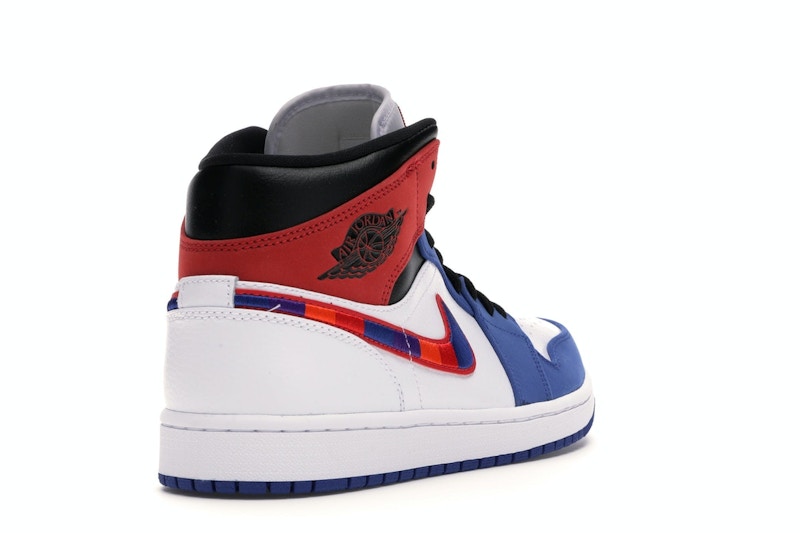 jordan 1 red and blue swoosh