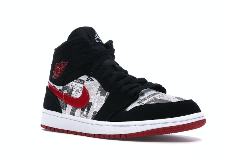 Jordan newspaper shoes