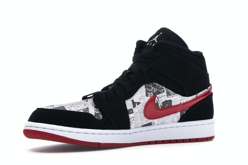 Jordan newspaper shoes