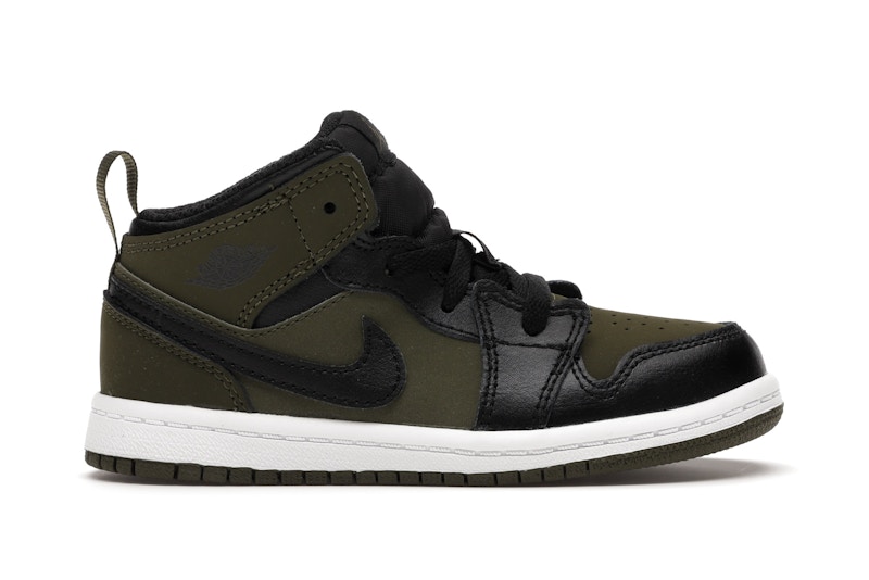 Jordan 1 mid discount olive canvas