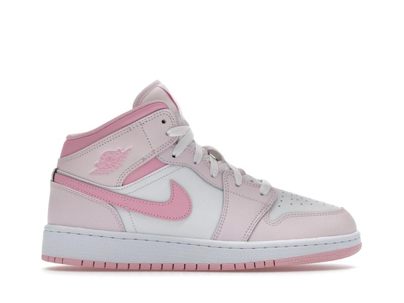 Jordan 1 Mid Pearl Pink White (GS) - DQ8423-600 - US