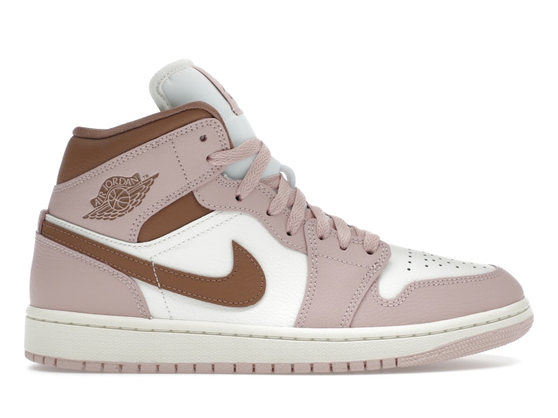WMNS AIR JORDAN 1 MID ピンク/ブラウン/ホワイト 36 WMNS AIR JORDAN 1 MID ピンク/ブラウン/ホワイト 36 Amazon