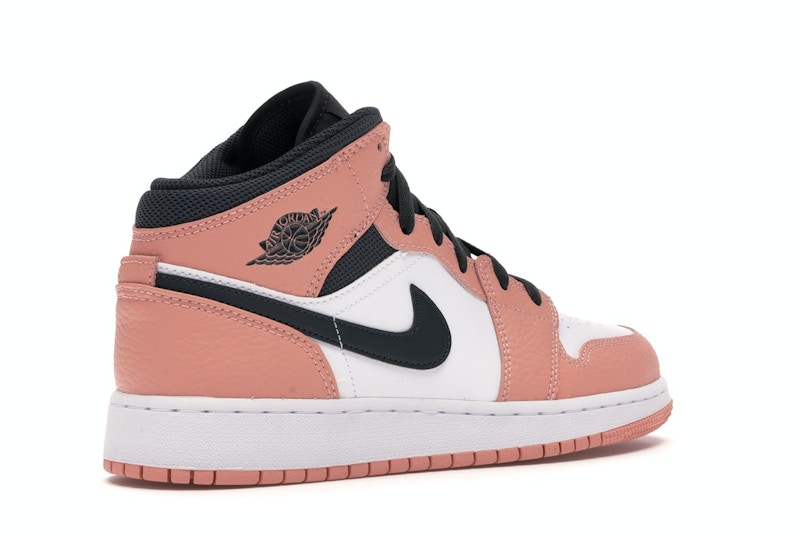 Jordan 1 Mid Pink Quartz (GS) - 555112-603