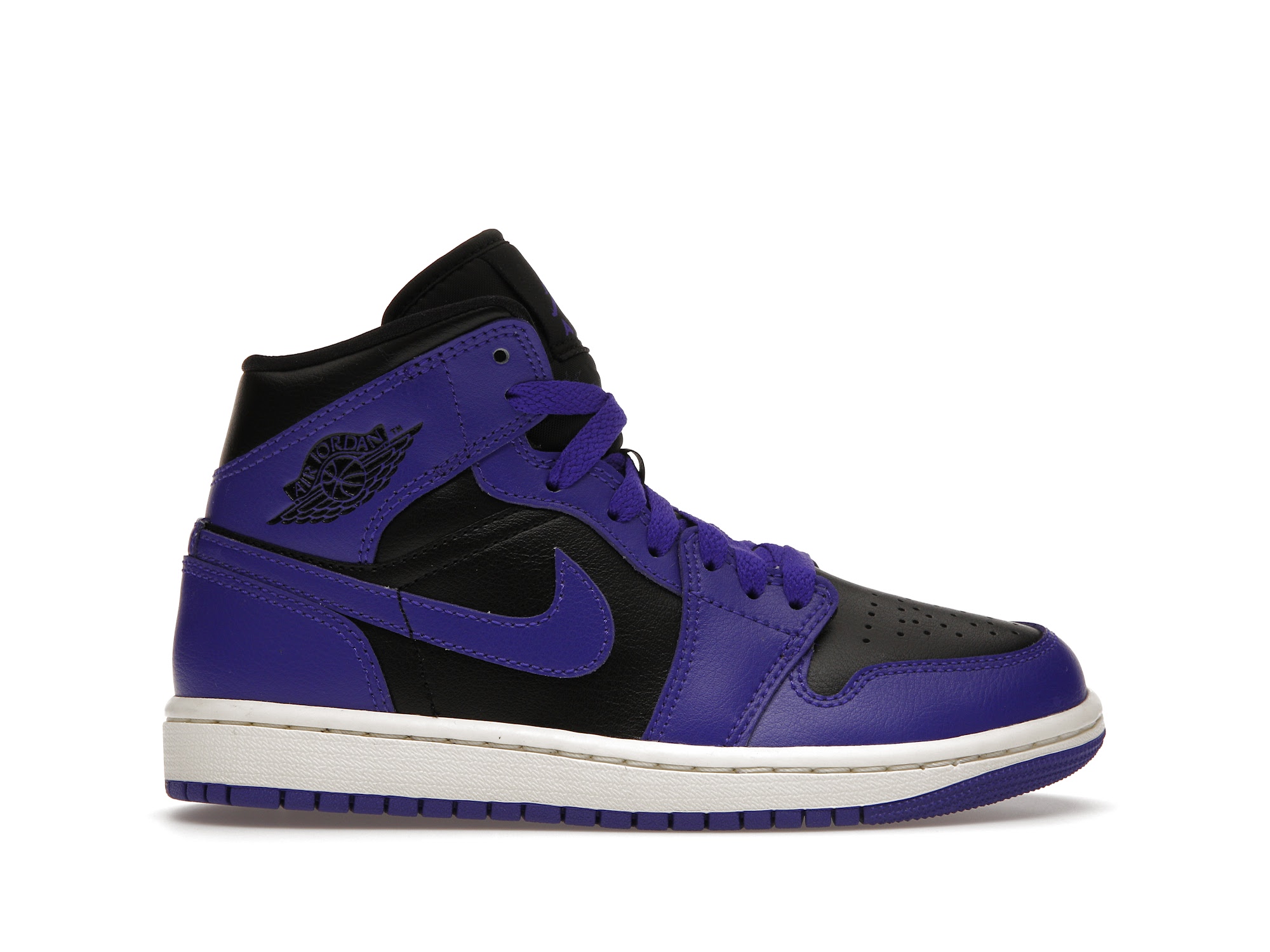 Nike WMNS AIR JORDAN1 MID purple black靴