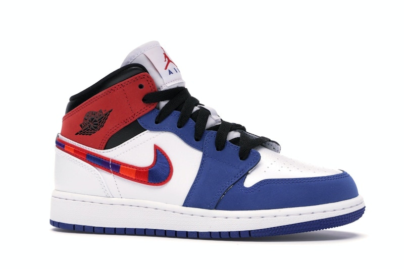 jordan 1 red blue and white