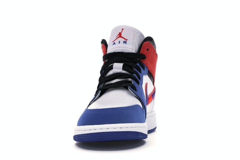 Jordan 1 Mid Rush Blue University Red Gs Bq6931 146