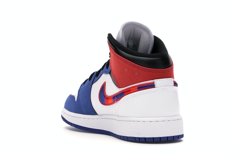 Jordan 1 Mid Rush Blue University Red Gs Bq6931 146