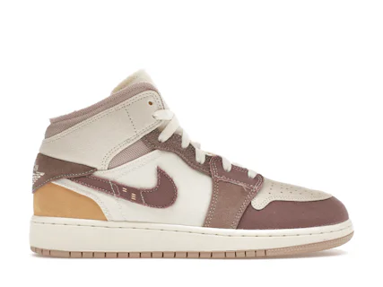Jordan 1 Mid SE Craft Taupe Haze (GS) Kids' - DZ4466-102 - US