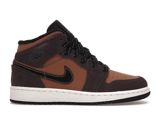 Jordan 1 Mid SE Dark Chocolate (para escolares) 0