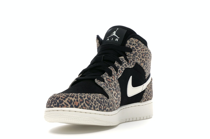 Jordan 1 mid leopardo clearance