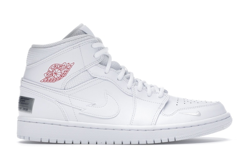 Jordan 1 Mid SE Nike Swoosh On Tour 2020 Hombre CW7589 100 MX
