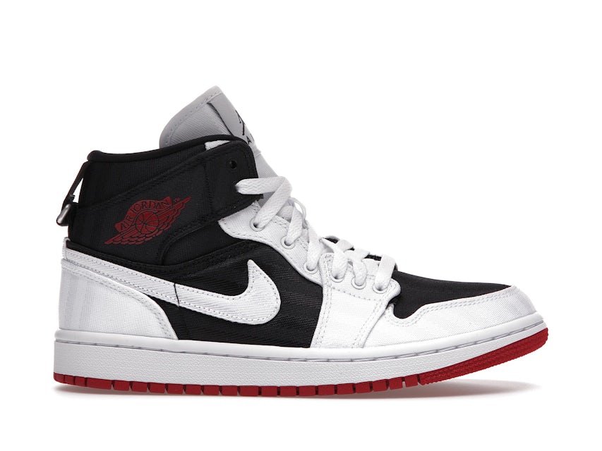 Jordan, Shoes, Red White Black Air Jordan Hightops W Strap