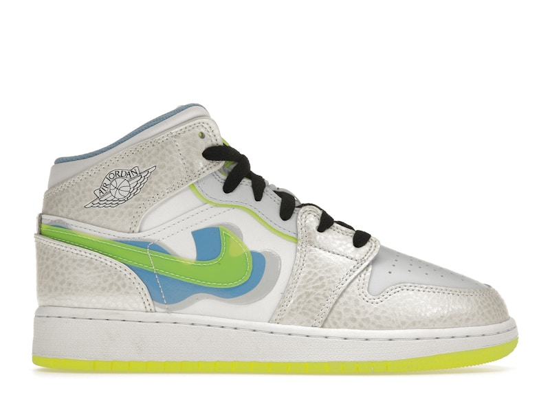 Jordan 1 Mid SE Warped Swoosh GS DV1314 017 JP