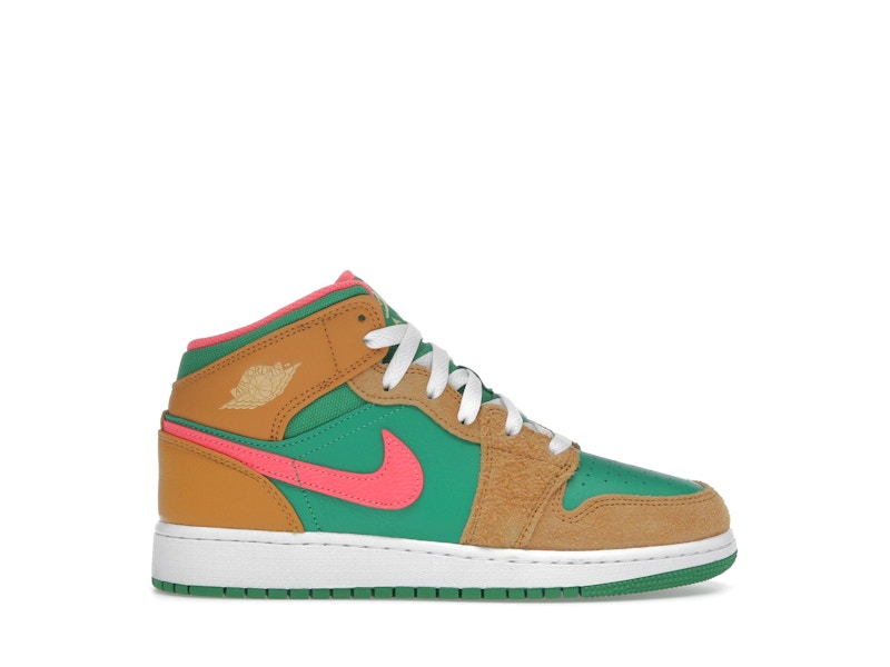 Jordan 1 Mid SE Chutney Lucky Green (GS) - DX4365-700 - US
