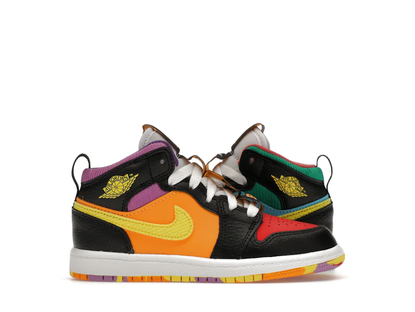 Jordan 1 Mid SS Six Championships (PS) Kids' - FD1319-007 - US
