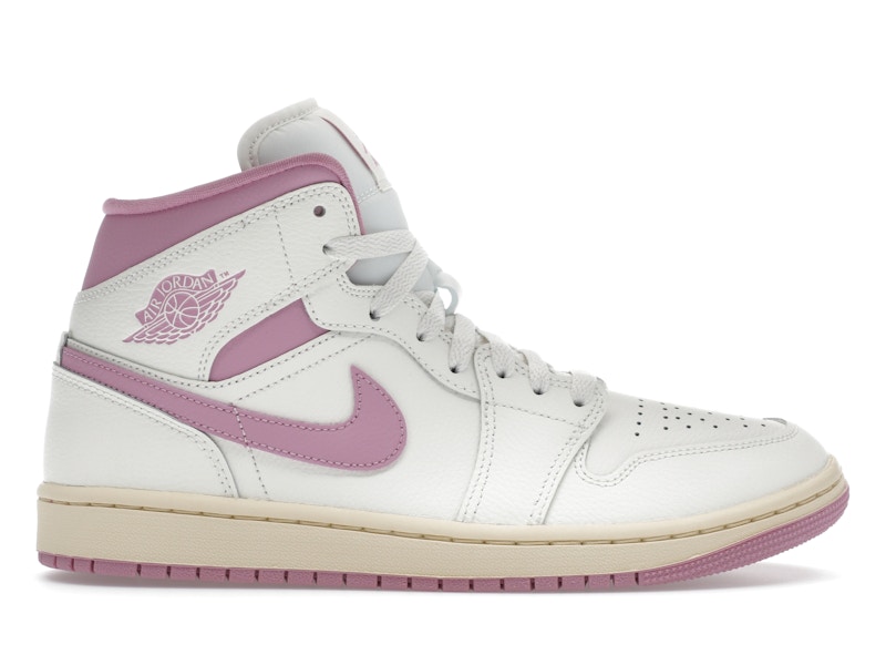 Jordan 1 Mid Sail Pink Coconut Milk (Women's) - BQ6472-162 - US
