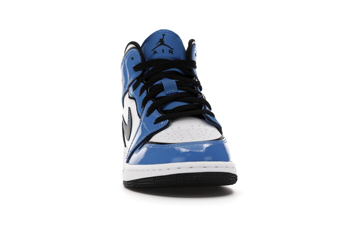 Jordan 1 Mid Signal Blue Gs Bq6931 402 Jordan 1 Mid Signal Blue Gs Bq6931 402