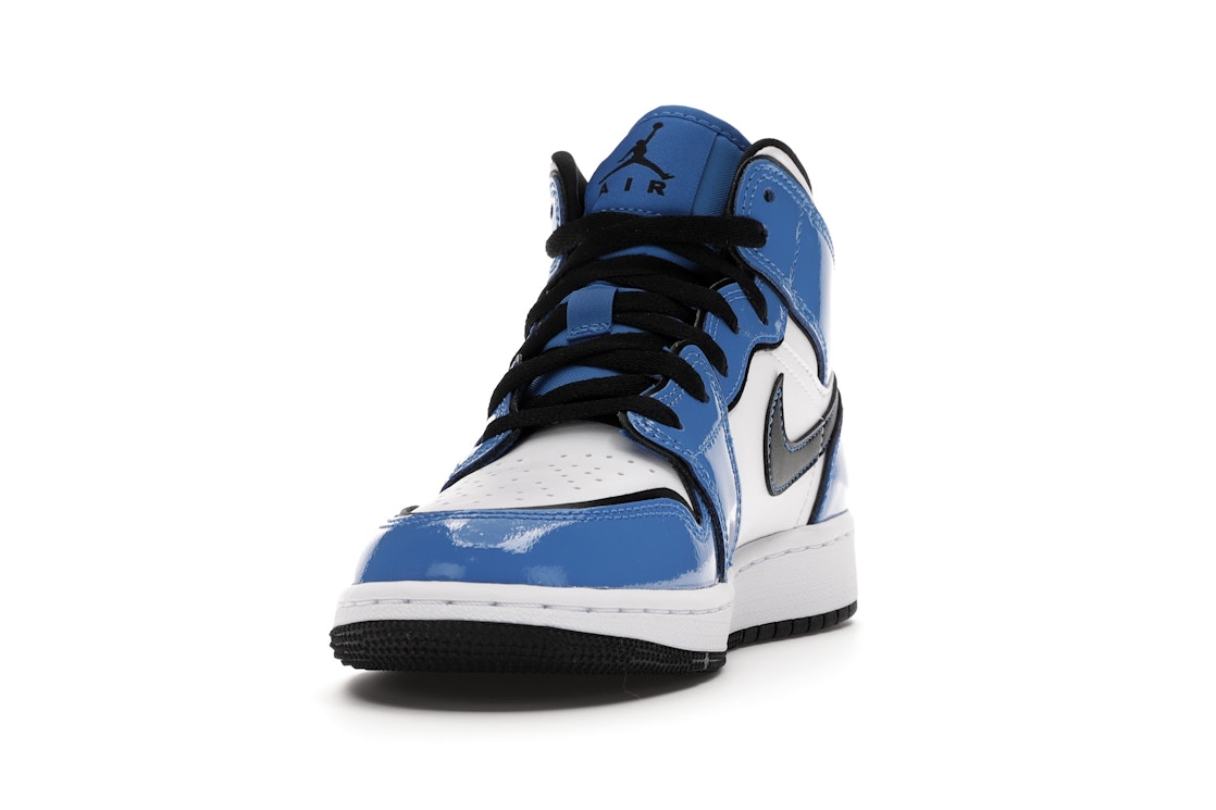 Jordan 1 Mid Signal Blue Gs Bq6931 402 Jordan 1 Mid Signal Blue Gs Bq6931 402
