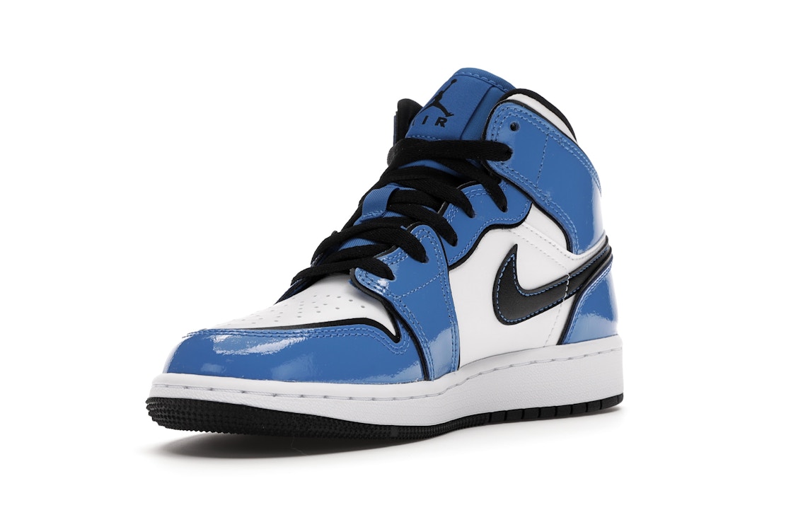 Jordan 1 Mid Signal Blue Gs Bq6931 402 Jordan 1 Mid Signal Blue Gs Bq6931 402