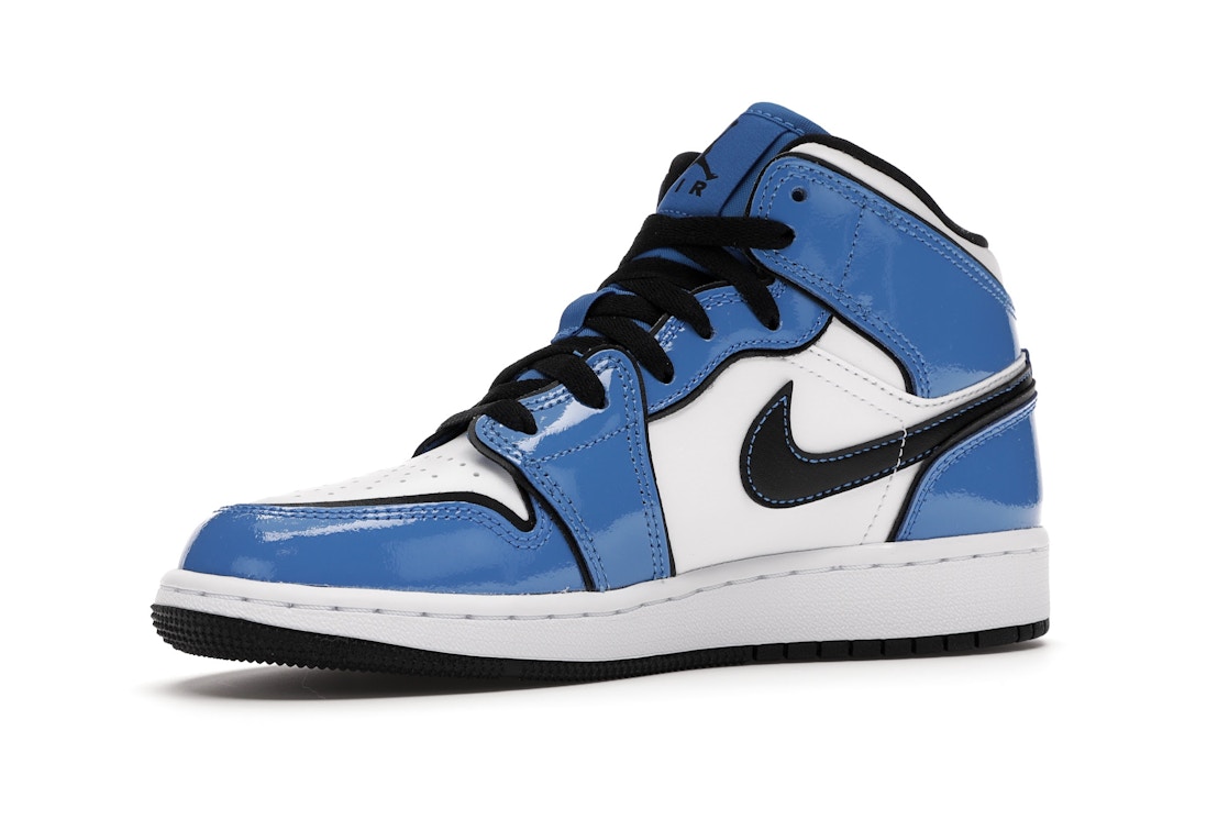 Jordan 1 Mid Signal Blue Gs Bq6931 402 Jordan 1 Mid Signal Blue Gs Bq6931 402