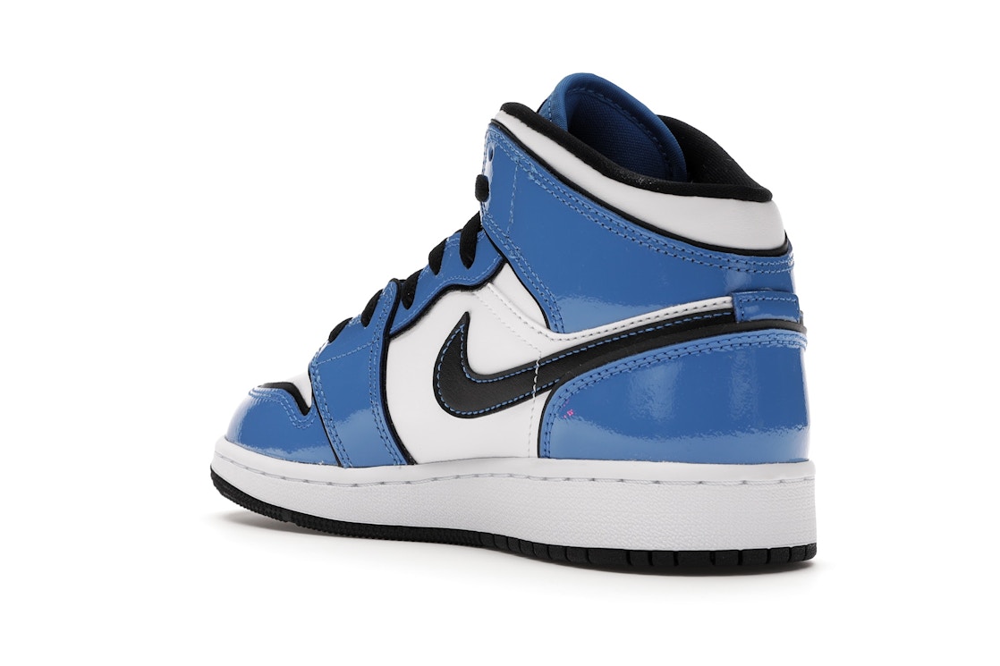 Jordan 1 Mid Signal Blue Gs Bq6931 402 Jordan 1 Mid Signal Blue Gs Bq6931 402