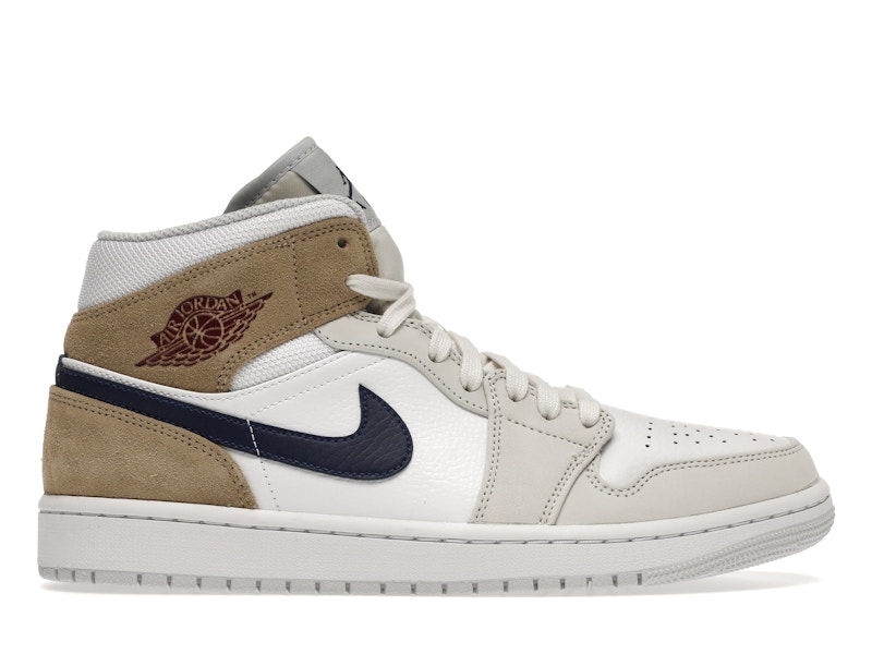 Aj1 mid grey hotsell tan