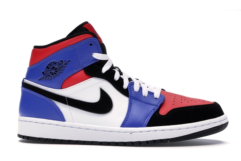 jordan 1 blue and white and red