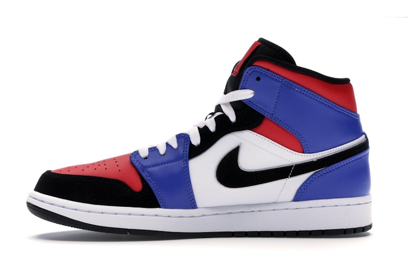 jordan 1 red blue and white