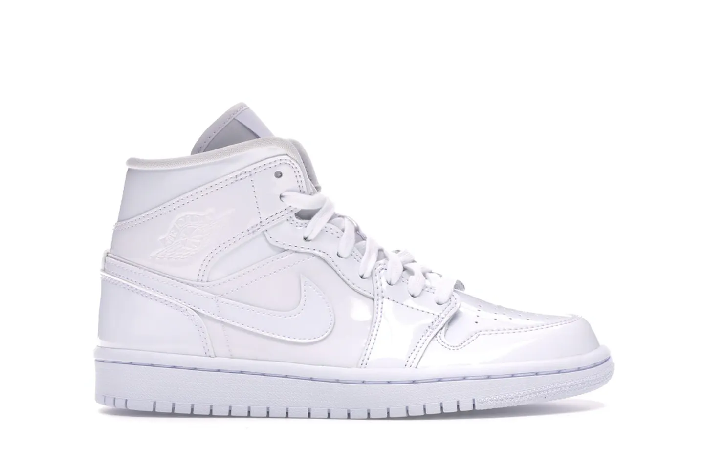 triple white jordans 1