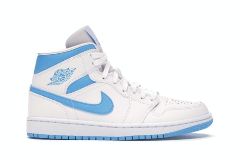Mid Unc Air Jordan Hellblau Air Jordan Mid GS 'Ice Blue' — Kick Game