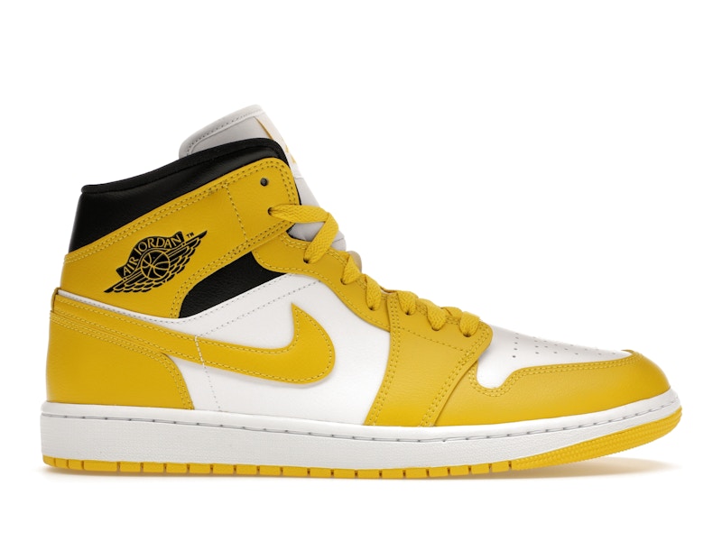Jordan 1 Mid Vivid Sulfur femme Style BQ6472 170 FR