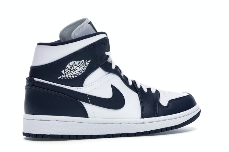Air jordan 1 mid white obsidian metallic gold clearance