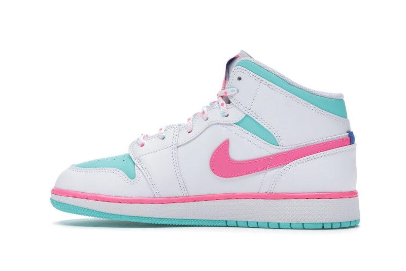 Jordans pink blue and white Outlet