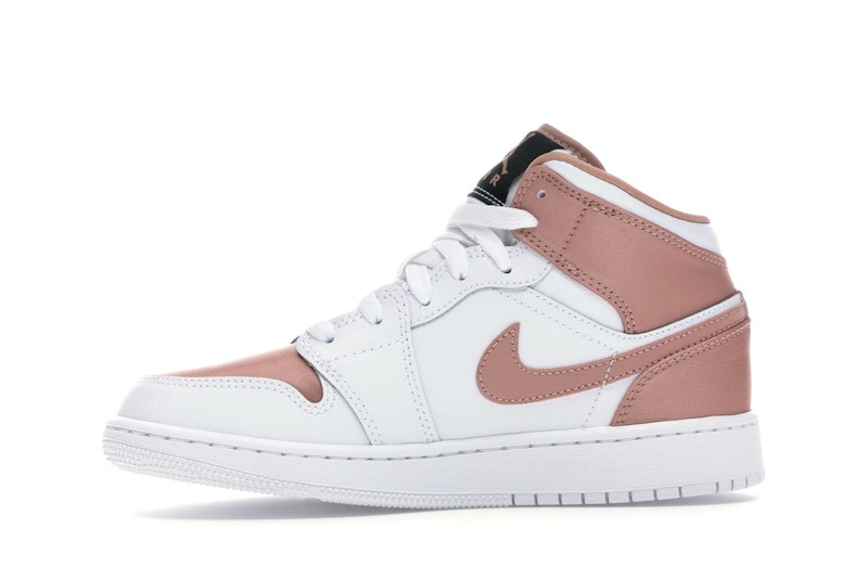Jordan 1 Mid White Rose Gold (GS) Jordan 1 Mid White Rose Gold (GS)
