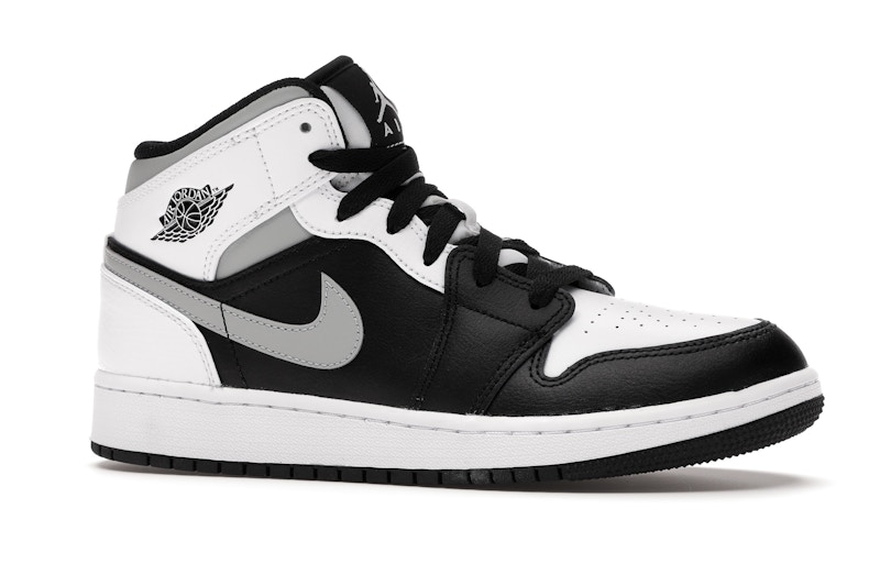 Jordan 1 Mid White Shadow (GS) - 554725-073 Jordan 1 Mid White Shadow (GS) - 554725-073