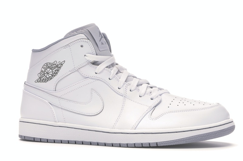 air jordan 1 mid white wolf grey