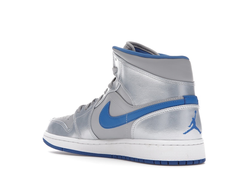 Jordan 1 Mid Wolf Grey Sport Blue 554724 025