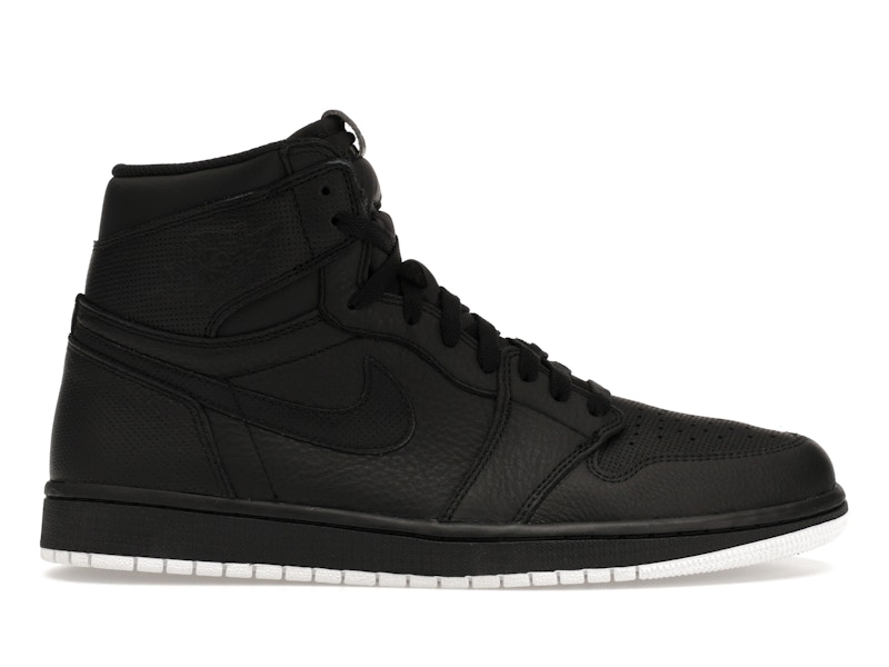 Jordan 1 Retro Black Perforated Men s 555088 002 US