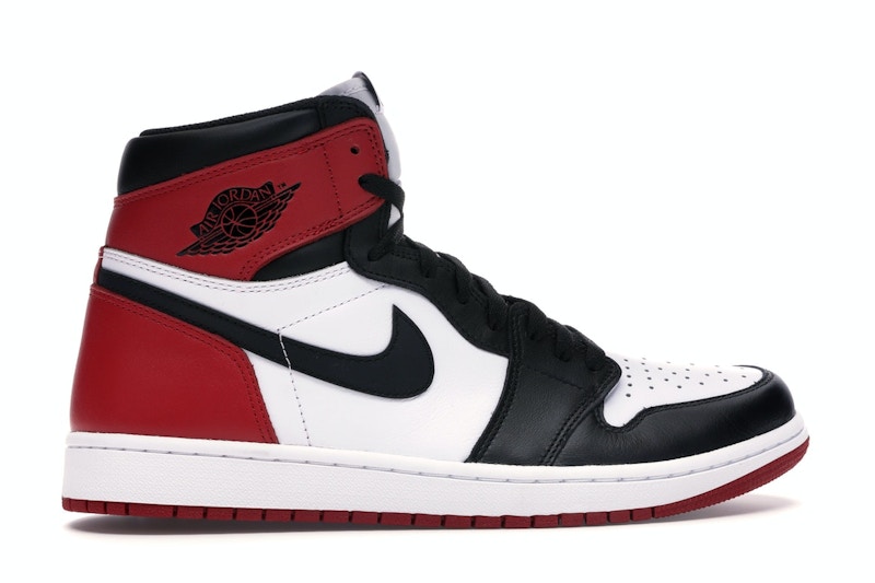 Air jordan 1 black toe stockx